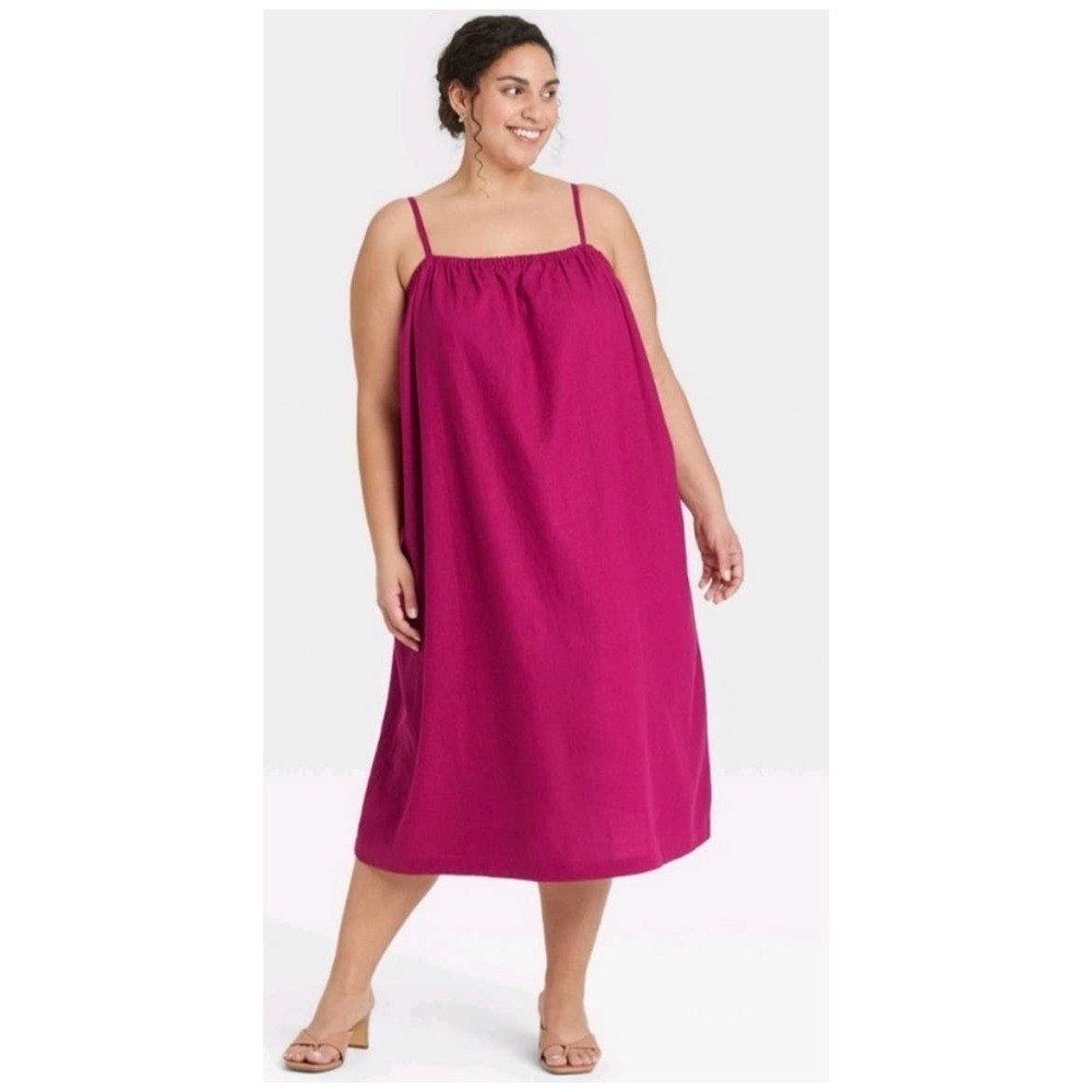 a new day Women's Midi Dress - Pink